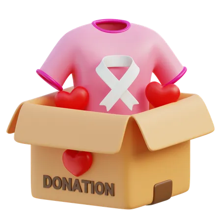 Donación de ropa  3D Icon