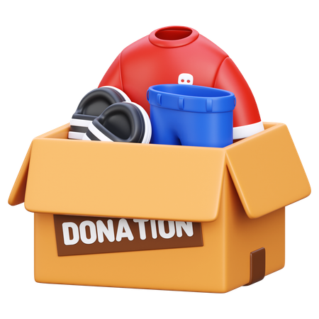 Donación de ropa  3D Icon