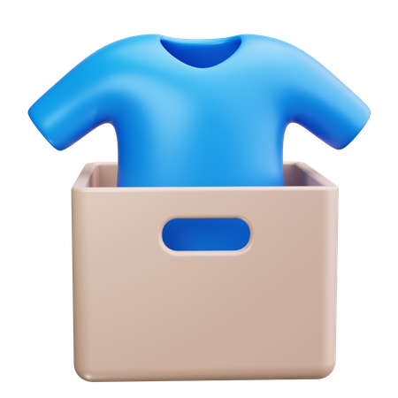 Donación de ropa  3D Icon