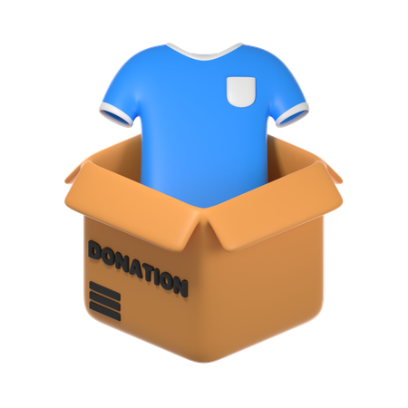 Donación de ropa  3D Icon