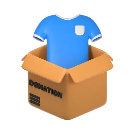 Donación de ropa  3D Icon