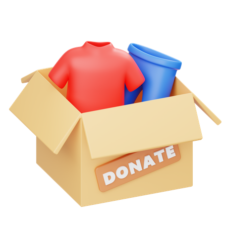 Donación de ropa  3D Icon