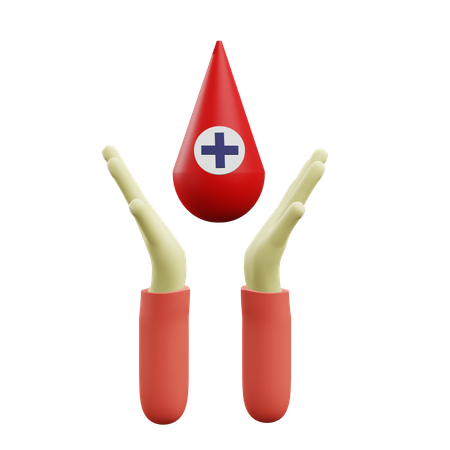 Donación de sangre  3D Icon