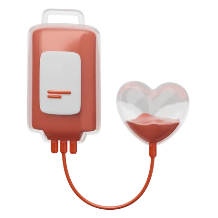 Donación de sangre  3D Icon