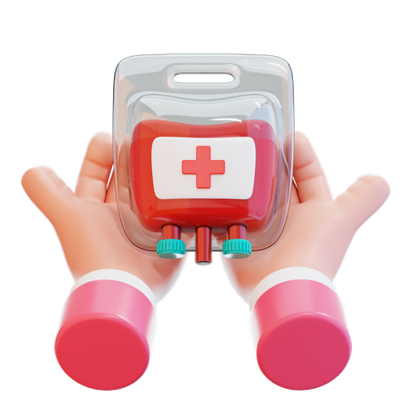 Donación de sangre  3D Icon