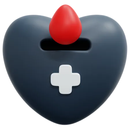 Donación de sangre  3D Icon