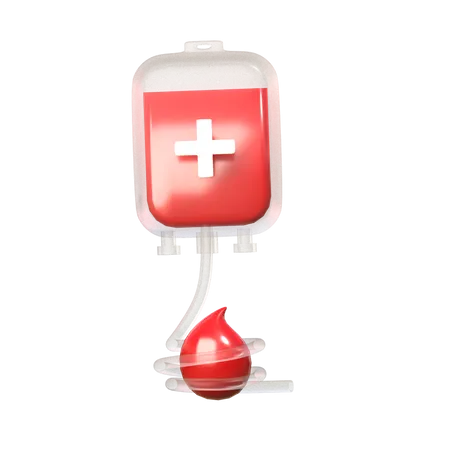 Donación de sangre  3D Icon