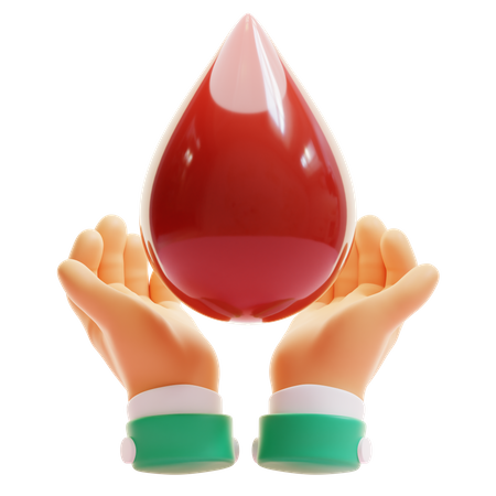 Donación de sangre  3D Icon