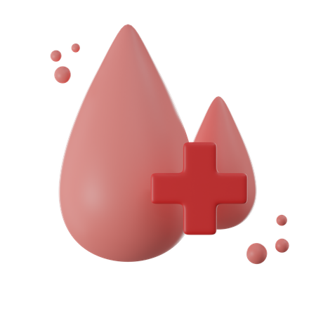 Donación de sangre  3D Icon