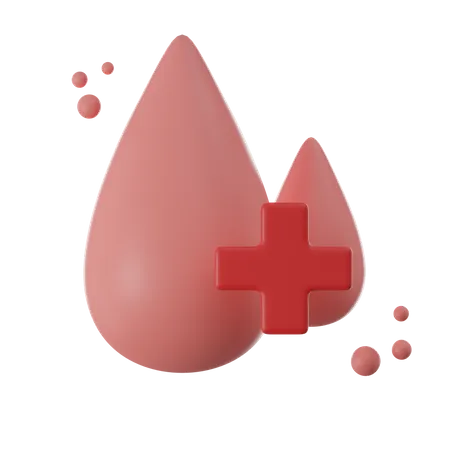 Donación de sangre  3D Icon