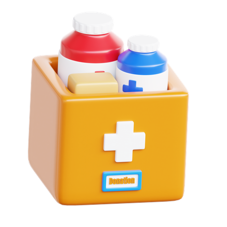 Donación medica  3D Icon