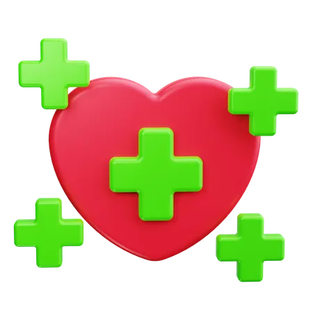 Donación medica  3D Icon