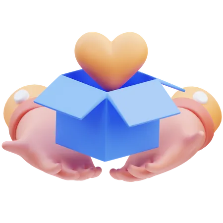 Donación mutua  3D Icon