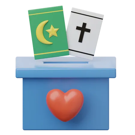 Donación religiosa  3D Icon