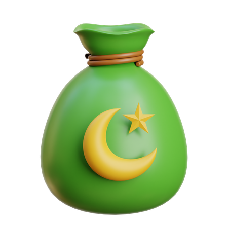 Donación de zakat  3D Icon