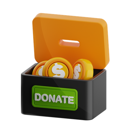 Donaciones  3D Icon