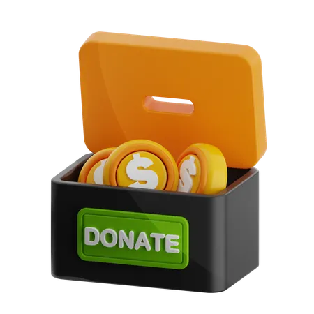 Donaciones  3D Icon