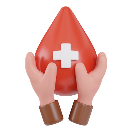 Donar sangre  3D Icon