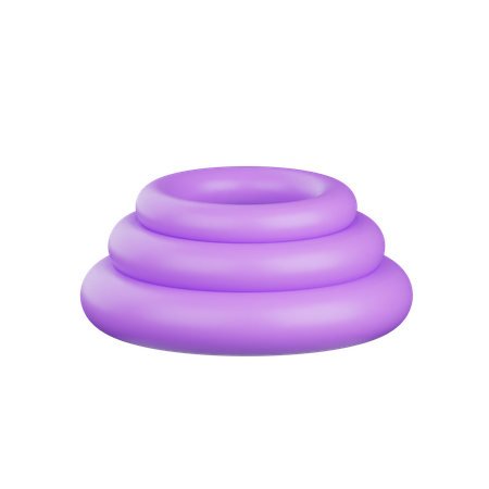 Donas apiladas  3D Icon