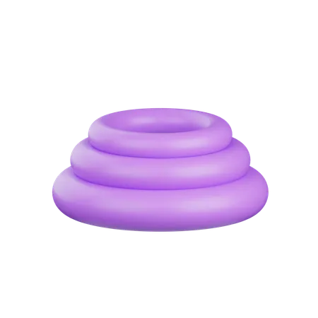 Donas apiladas  3D Icon