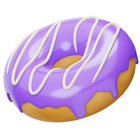 Donas de taro  3D Icon