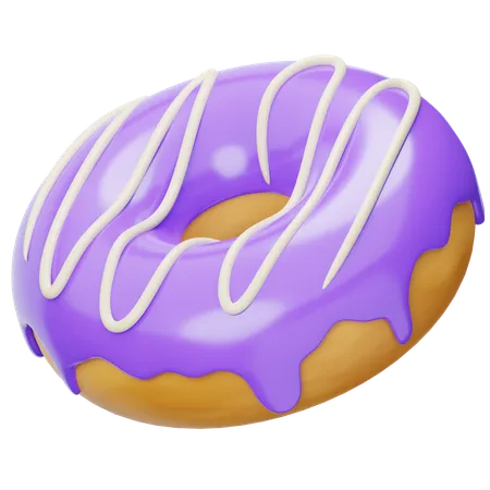 Donas de taro  3D Icon