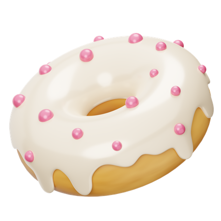 Donas de vainilla  3D Icon