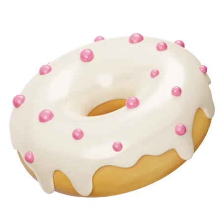 Donas de vainilla  3D Icon