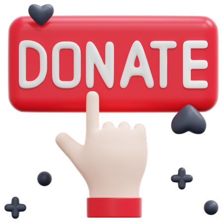 Donate  3D Icon