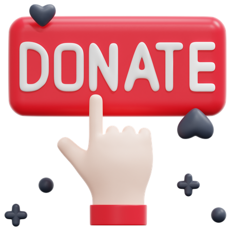 Donate  3D Icon