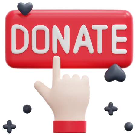 Donate  3D Icon
