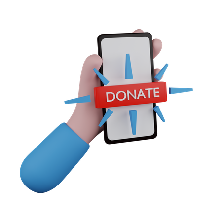 Donate  3D Icon