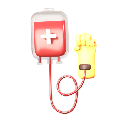 Donate Blood  3D Icon