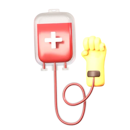 Donate Blood  3D Icon