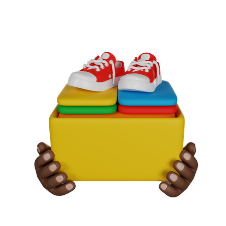 Donate Clothes Box  3D Icon