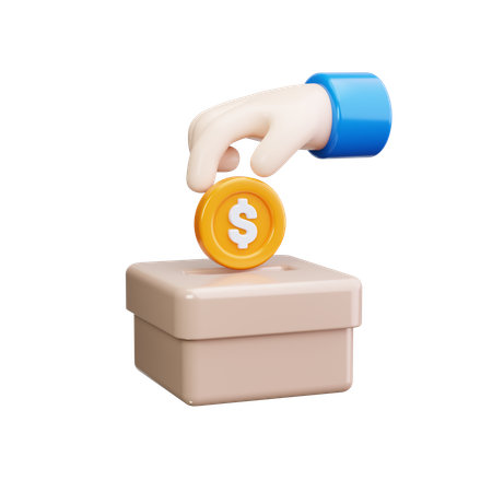 Donation  3D Icon