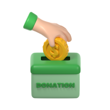 Donation  3D Icon