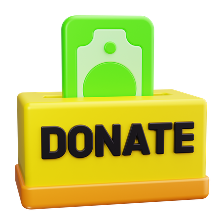 Donation  3D Icon