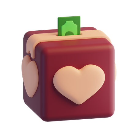 Donation  3D Icon