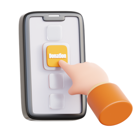 Donation Apps  3D Icon