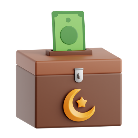 Donation box  3D Icon