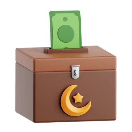 Donation box  3D Icon