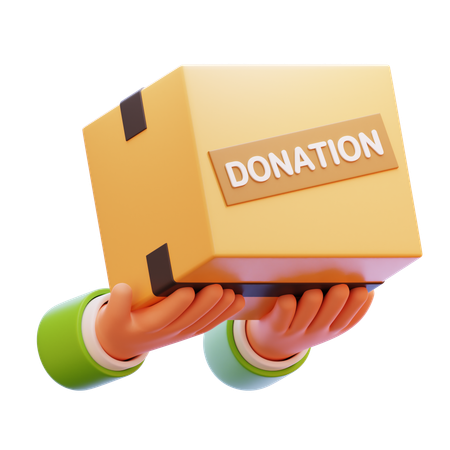 Donation Box  3D Icon