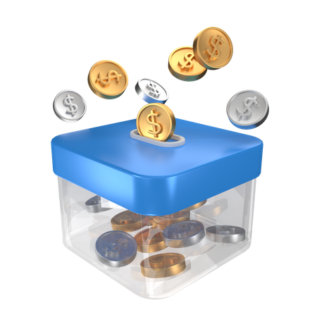 Donation Box  3D Icon