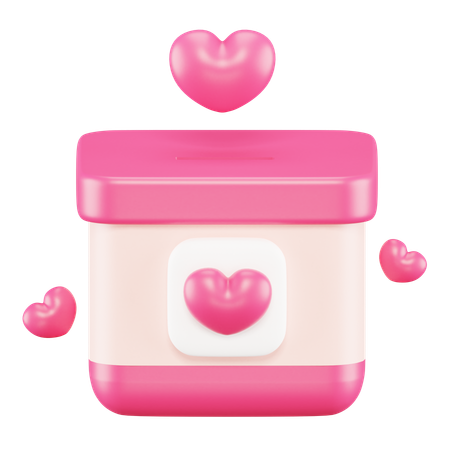 Donation Box  3D Icon