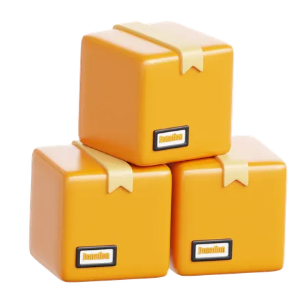 Donation Box  3D Icon