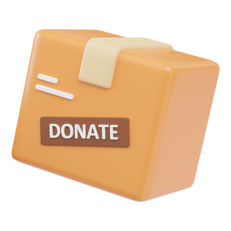 Donation Box  3D Icon