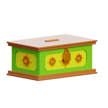 Donation Box  3D Icon