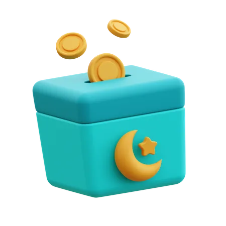 Donation Box  3D Icon