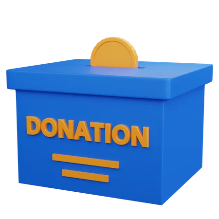 Donation Box  3D Icon